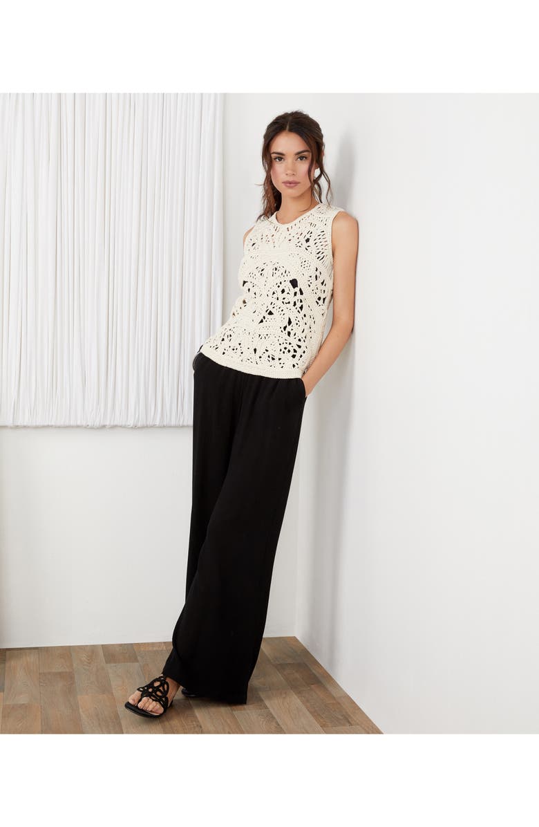 Karen Kane Crochet Tank, Alternate, color, 