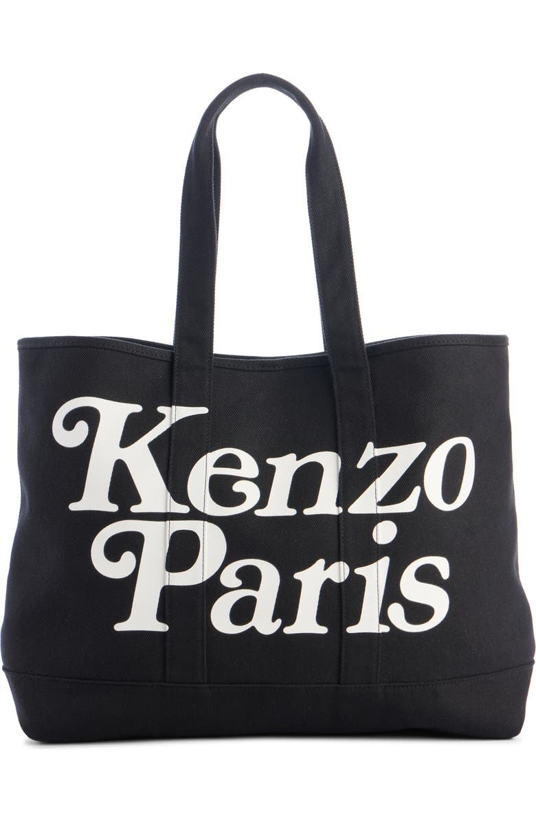 KENZO Large Verdy Logo Cotton Canvas Tote, Main, color,