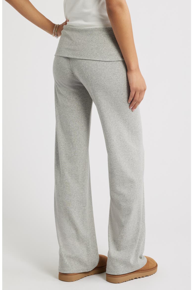 Foldover Leggings, Alternate, color, GREY SOFT HEATHER