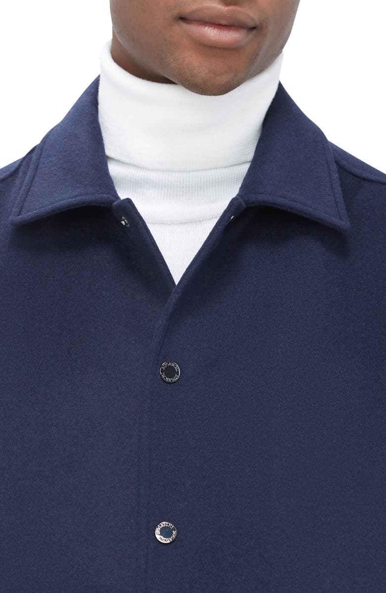 Bugatchi Snap Front Wool Blend Field Jacket, Alternate, color, 