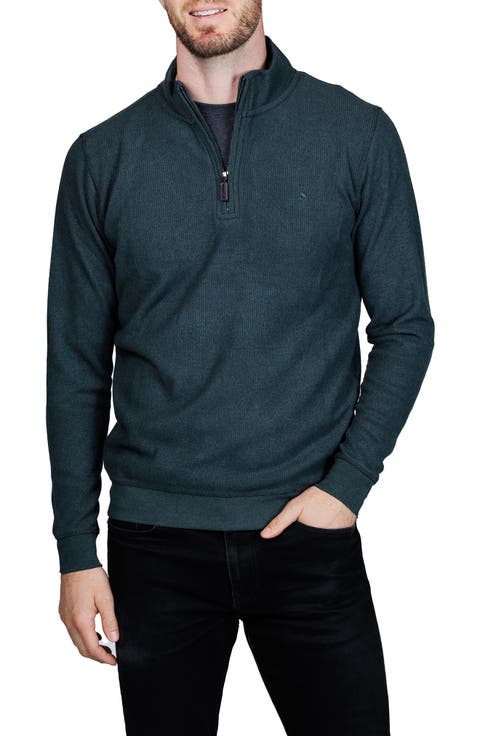 Quarter Zip Cozy Knit Pullover