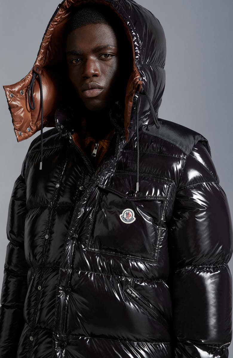 Moncler Karakorum Ripstop Convertible Down Jacket, Alternate, color,