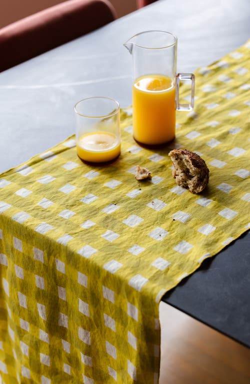 Goldie Home Yellow Cross Hatch Runner In Yellow