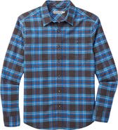 Fair Harbor Plaid Lightweight Flannel Button-Up Shirt