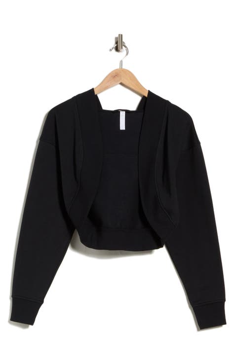 Hooded Fleece Shrug