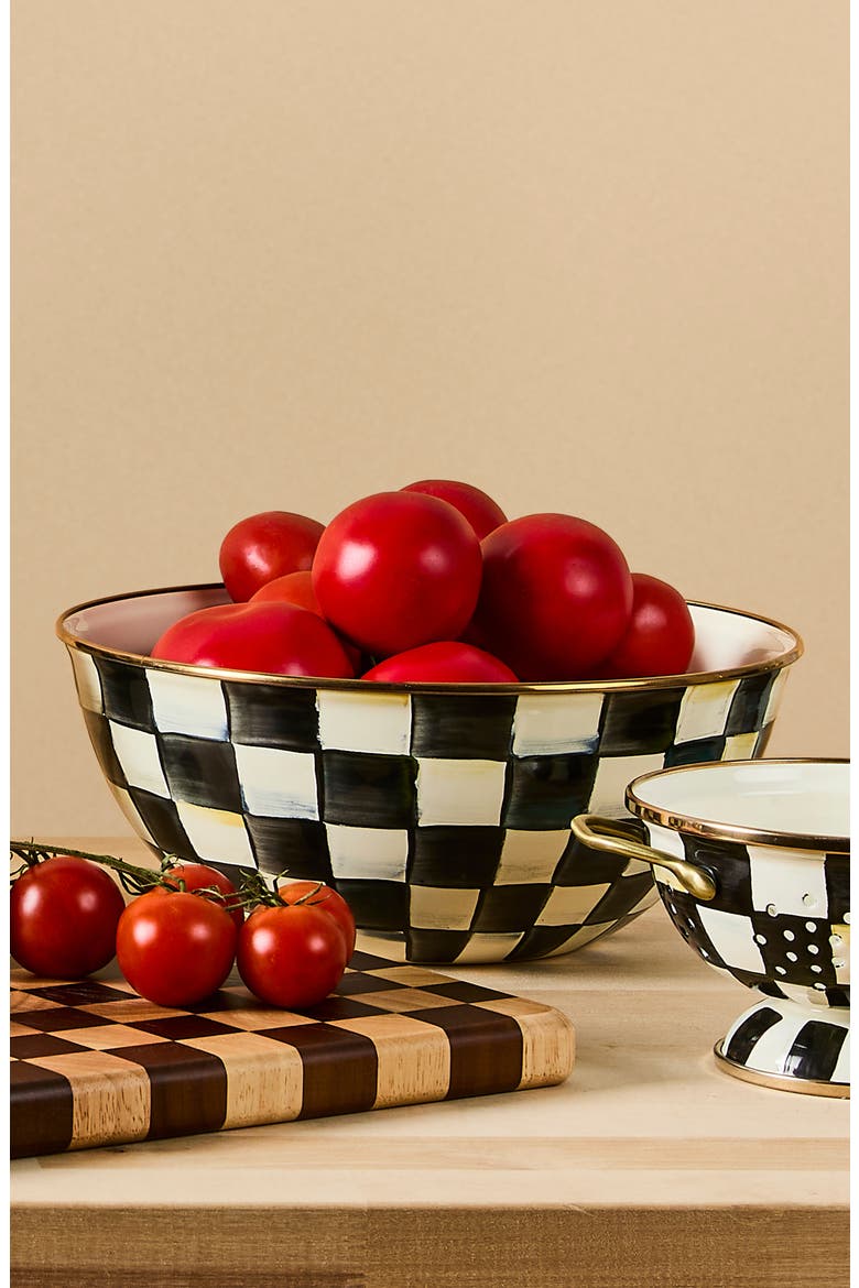 Courtly Check Large Everyday Bowl, Alternate, color, COURTLY