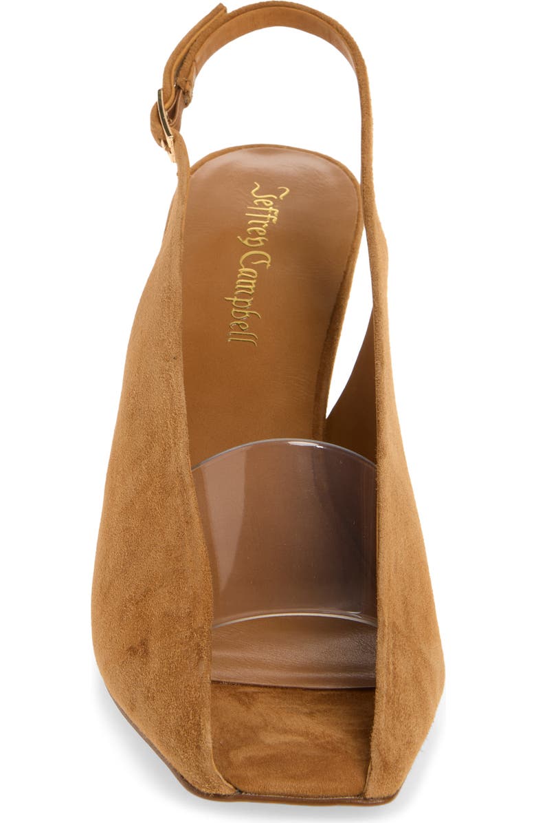Jeffrey Campbell Patrizia Slingback Pump, Alternate, color, Tan Suede