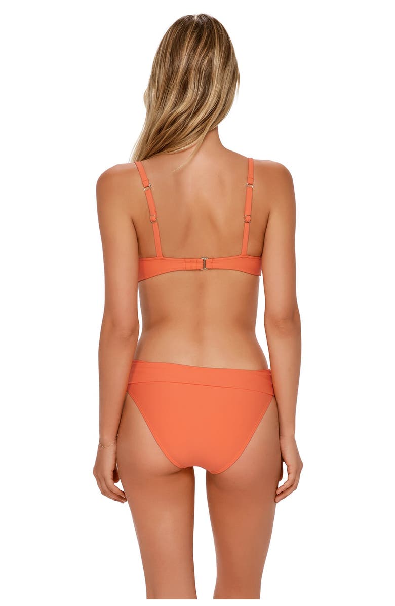 Swim Systems Sylvia Bralette Bikini Swimsuit Top, Alternate, color, Persimmon
