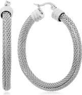 STEELTIME Mesh Hoop Earrings
