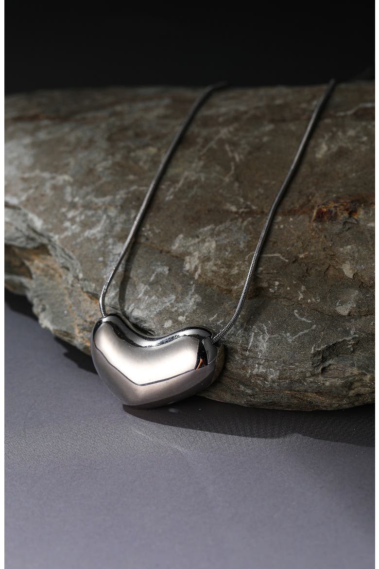 Heart of Heritage Silver Necklace, Alternate, color, Silver