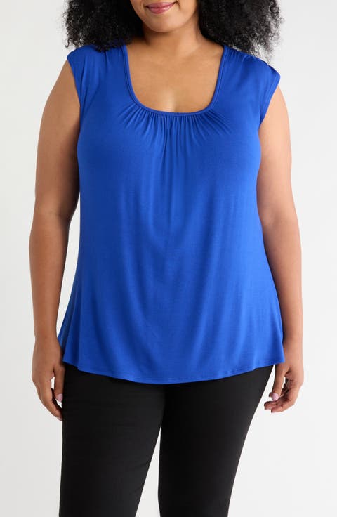 Drape Sleeveless Top