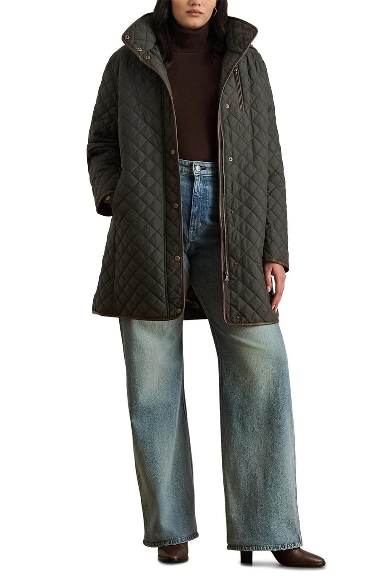 Quilted Jacket, Alternate, color, LITCHFIELD LODEN