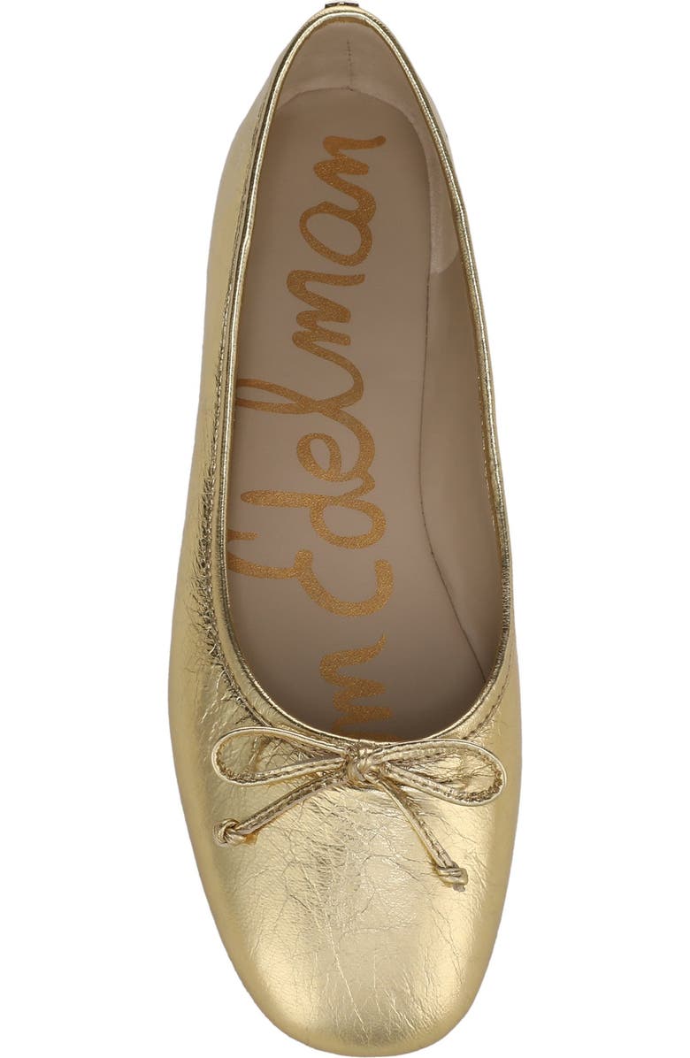 Sam Edelman Alie Ballet Flat, Alternate, color, Amber Gold