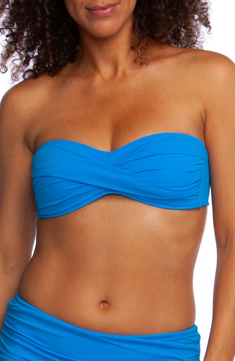 La Blanca Island Goddess Soft Cup Bikini Top, Main, color, 