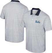 COLOSSEUM Men's Colosseum White UCLA Bruins Print Stripe Polo