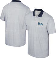 COLOSSEUM Men's Colosseum White UCLA Bruins Print Stripe Polo