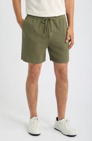 Polo Ralph Lauren 6-Inch Textured Pointelle Drawstring Shorts