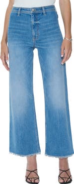 Pistola Penny Crop High Waist Wide Leg Jeans