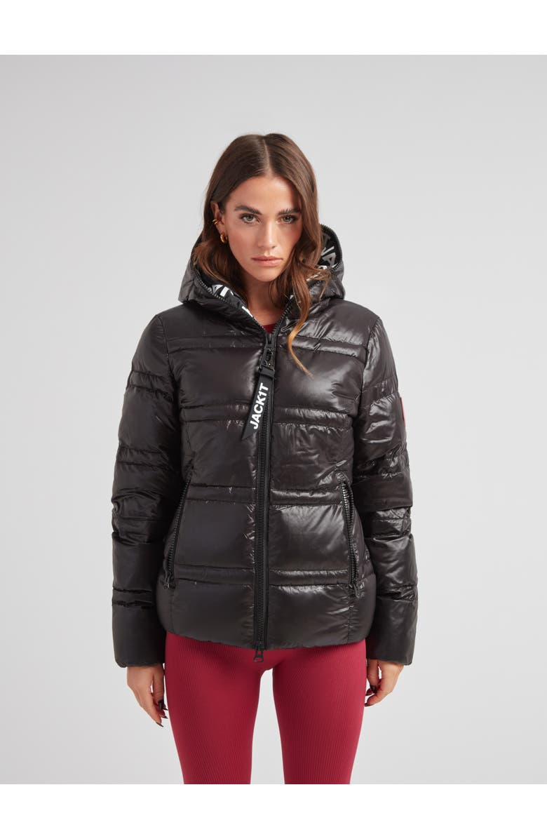 JACK1T R4D Tramline Racer Hooded Puffer Jacket, Main, color, Black/Black