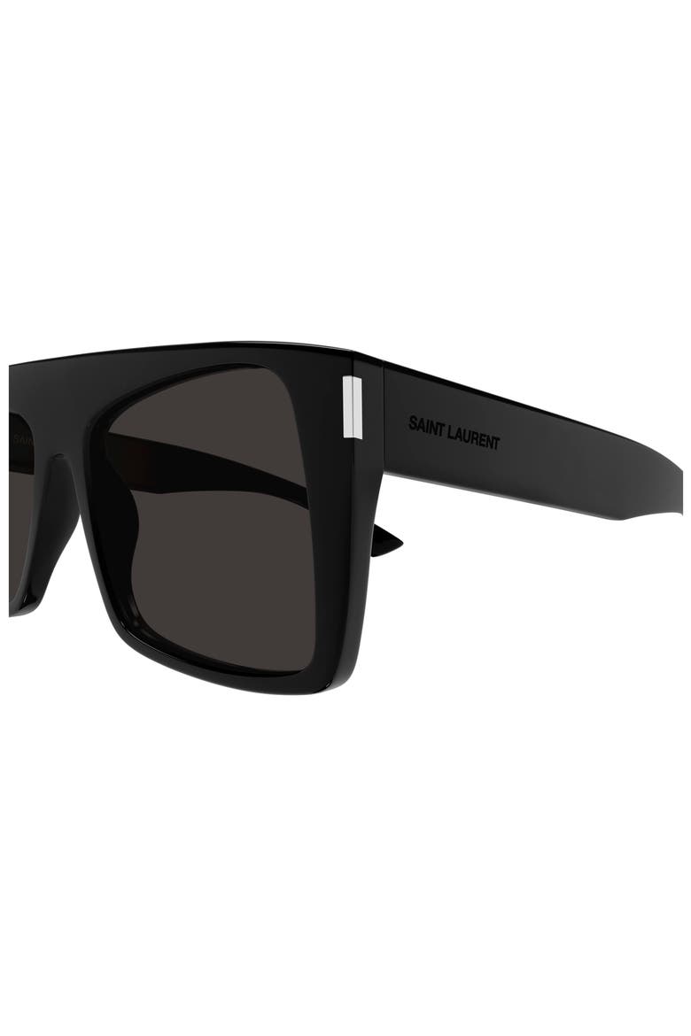 Vitti 58mm Square Sunglasses, Alternate, color, BLACK