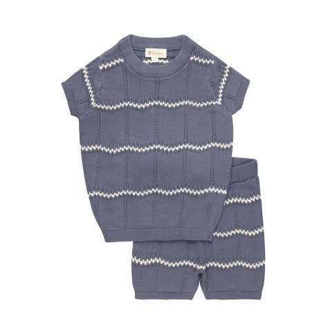 Looms Holland Collection - Boys Wave Knit 2 Piece Set (Baby)