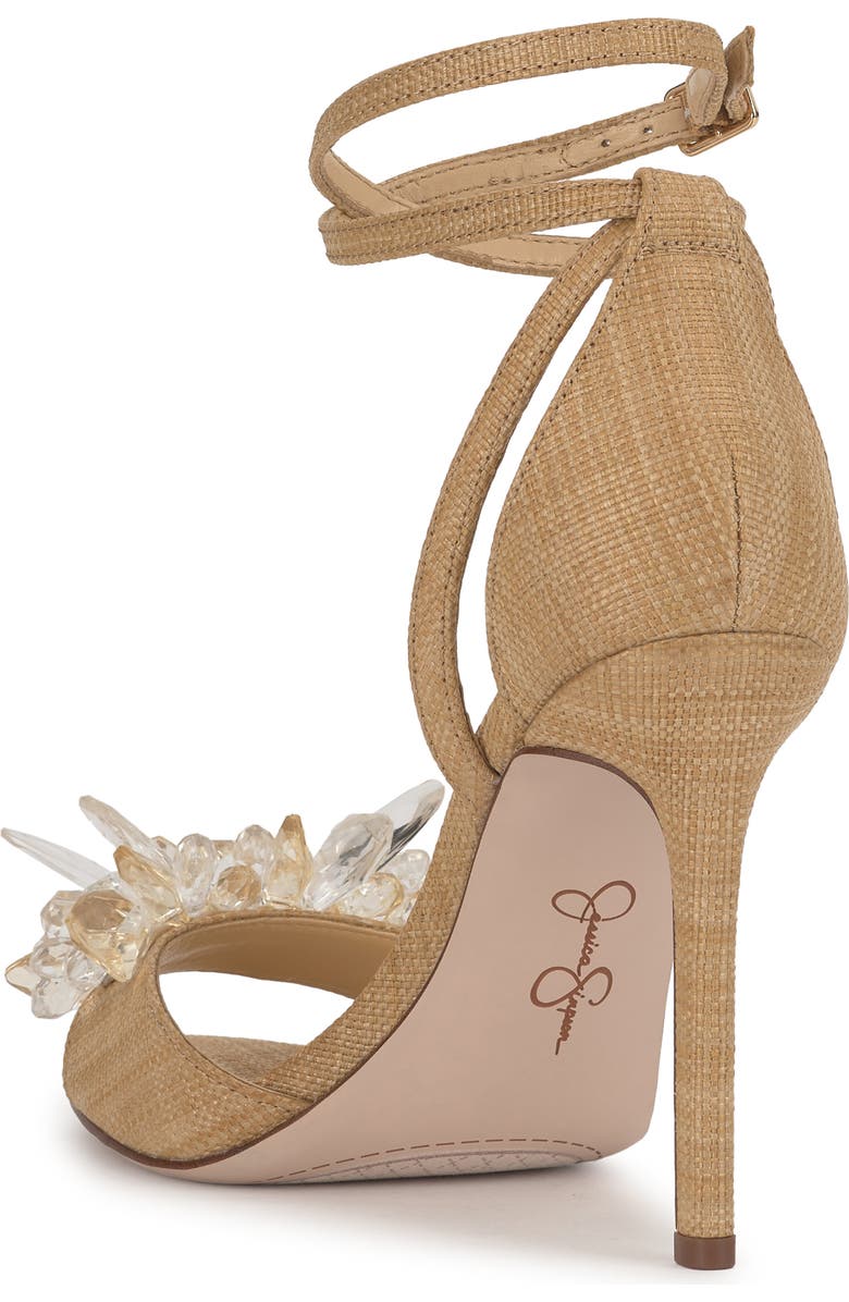 Jessica Simpson Janivah Ankle Strap Sandal, Alternate, color, Natural