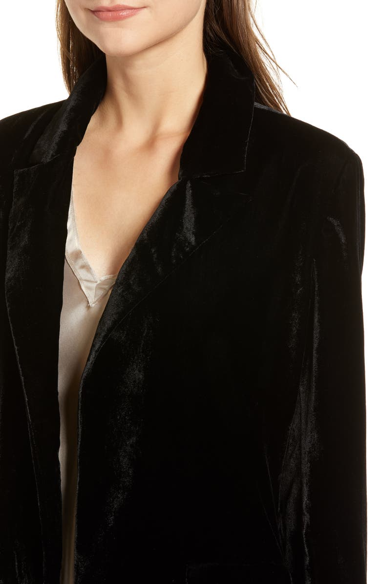 Chelsea28 Velvet Blazer, Alternate, color,
