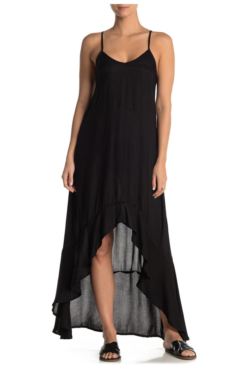 BOHO ME Mineral High/Low Cover-Up Dress, Main, color, 