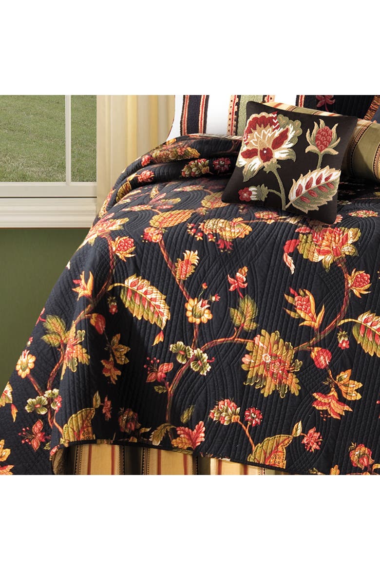 Kingston Twin Quilt, Alternate, color, Black