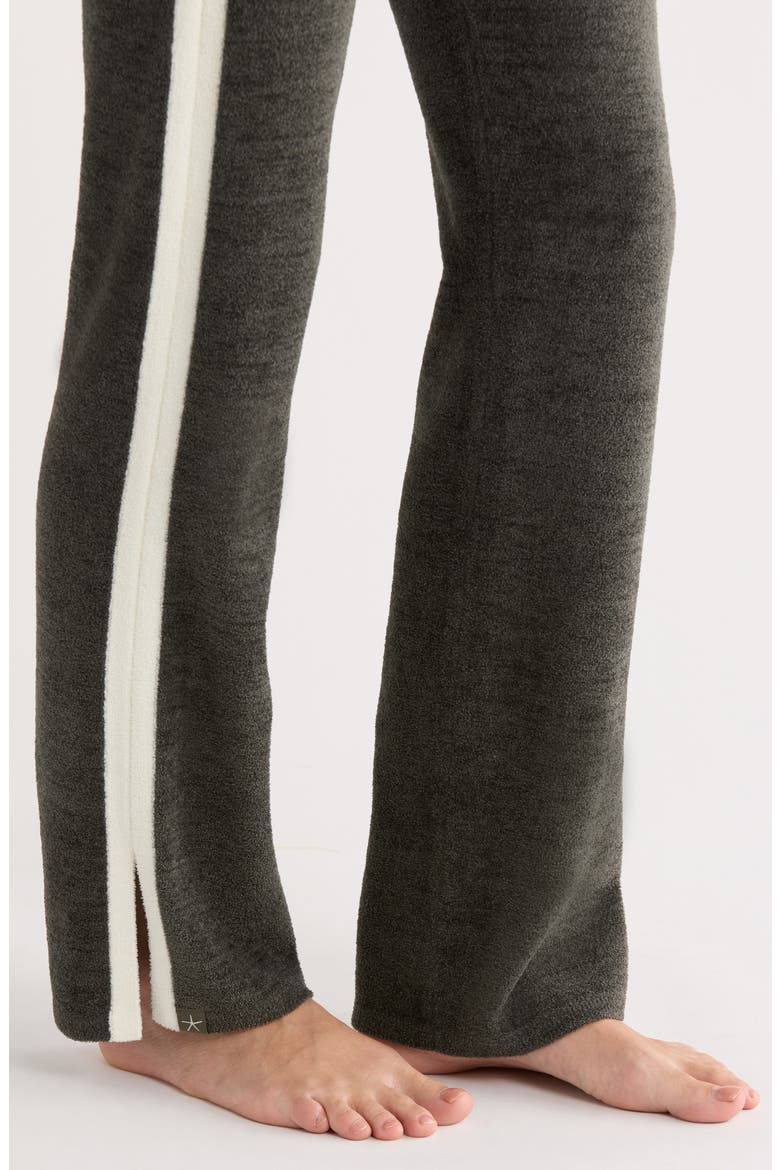 CozyChic® Ultra Lite® Side Stripe Slim Straight Leg Pants, Alternate, color, DARK MOSS/ PEARL
