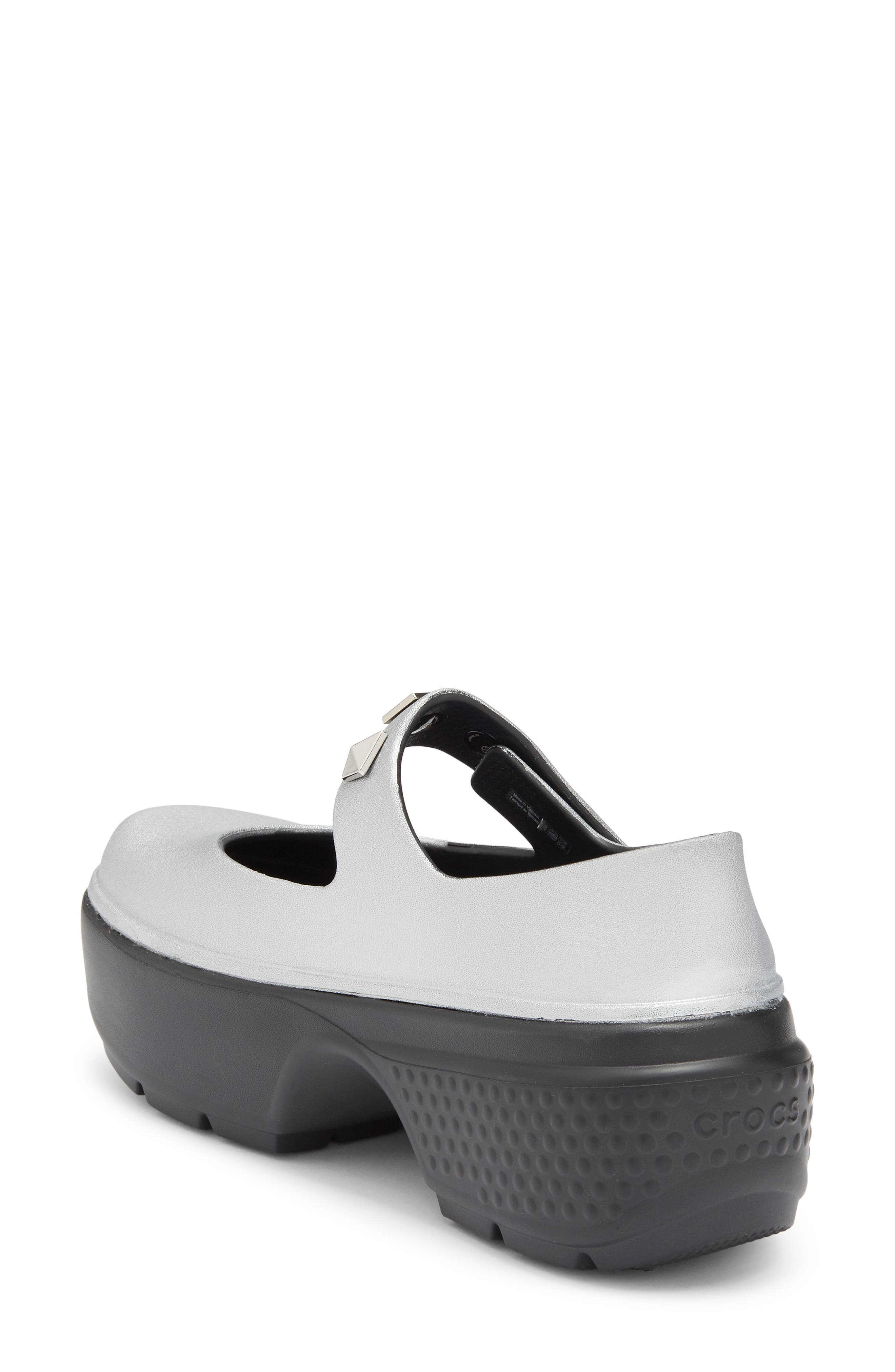 Stomp Platform Mary Jane, Alternate, color, SILVER