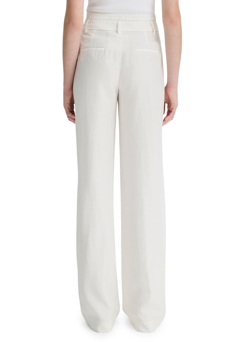 Double Waist Drawstring Pants, Alternate, color, OFF WHITE