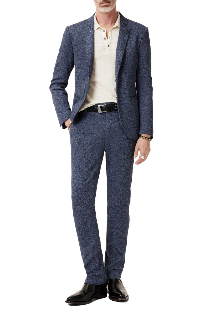 John Varvatos Madison Slim Fit Tweed Blazer, Alternate, color, Lake Blue