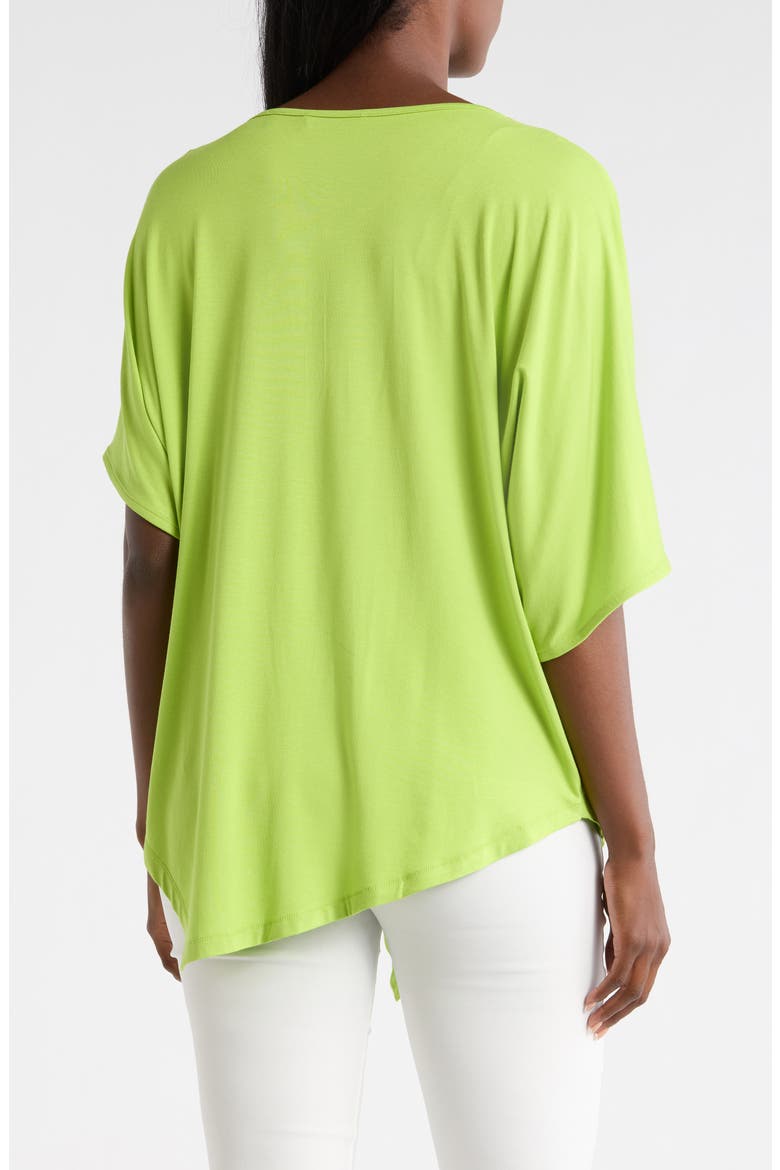 Asymmetric Tunic Top, Alternate, color, LIME