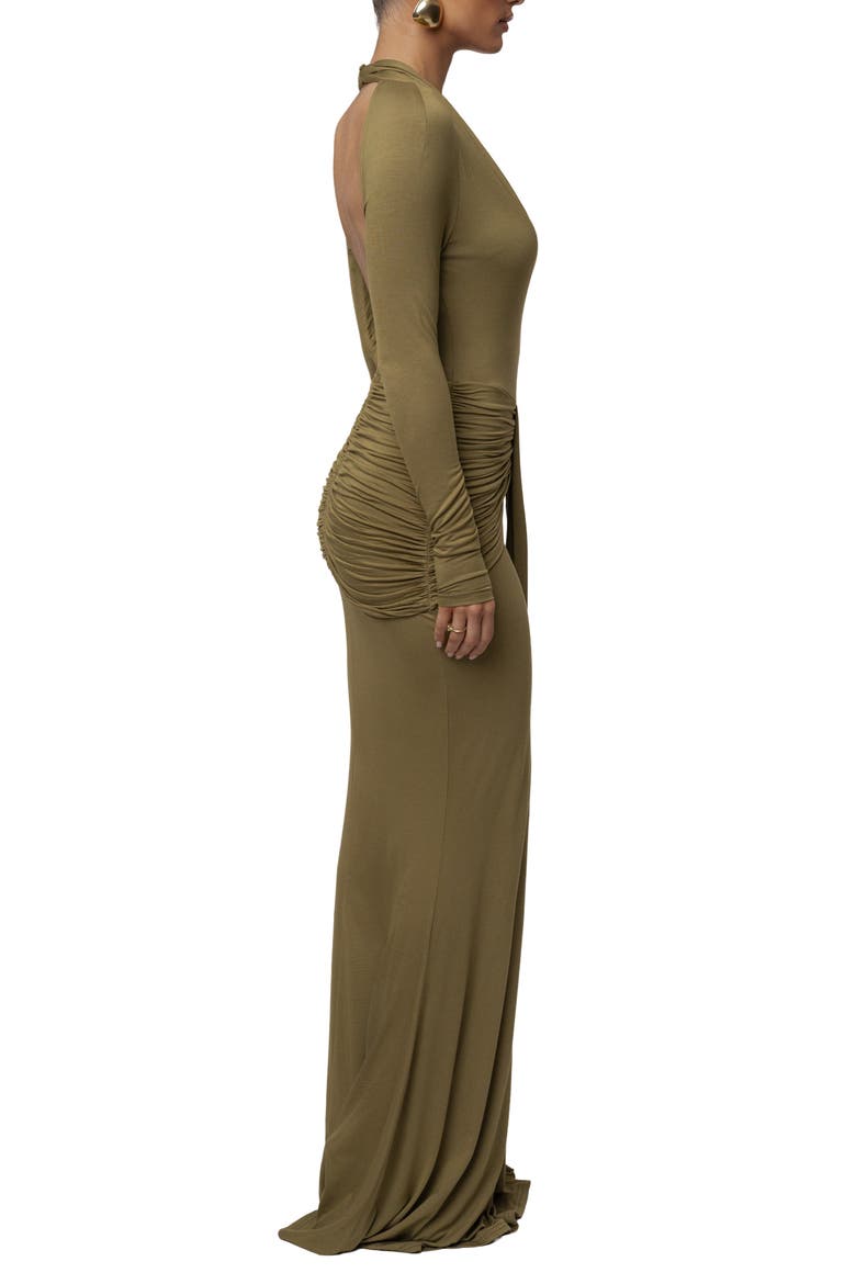 All The Stars Maxi Dress, Alternate, color, Olive