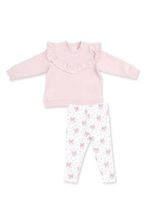 Kids' Ruffle Sweatshirt and Leggings Set
