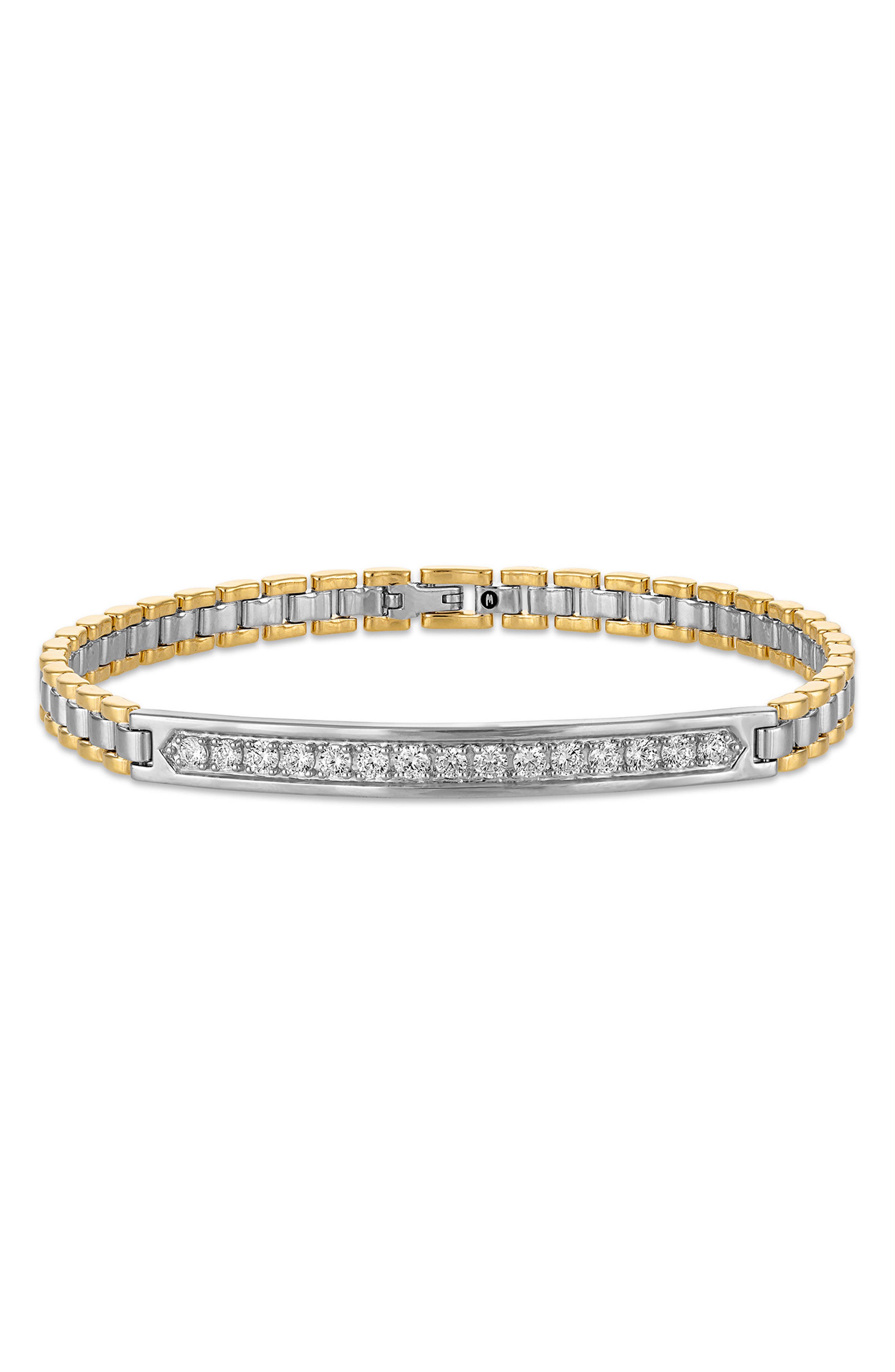 Esquire Two-Tone Diamond Bracelet
