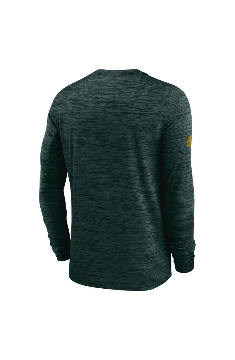 Nike Men's Nike Green Green Bay Packers Sideline Velocity Performance Long Sleeve T-Shirt, Alternate, color, Green