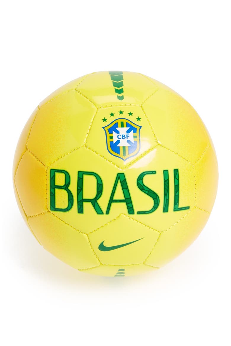 'Brasil Skills' Small Soccer Ball, Main, color, YELLOW
