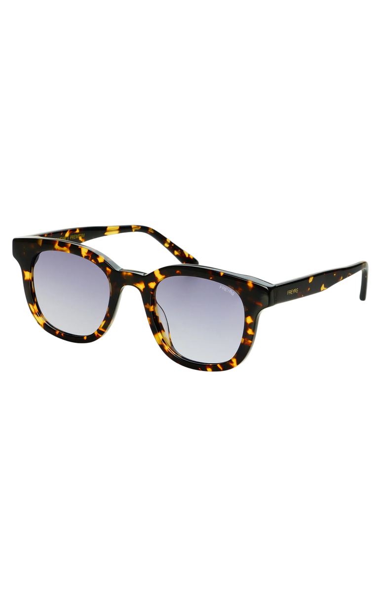 FREYRS Eyewear Jasper Round Sunglasses, Alternate, color, Dark Tortoise