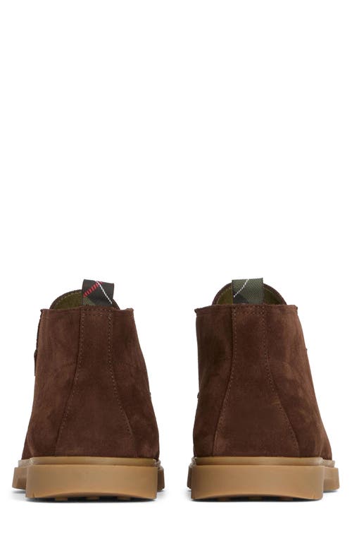 Barbour Tucker Chukka Boot In Coffee Suede