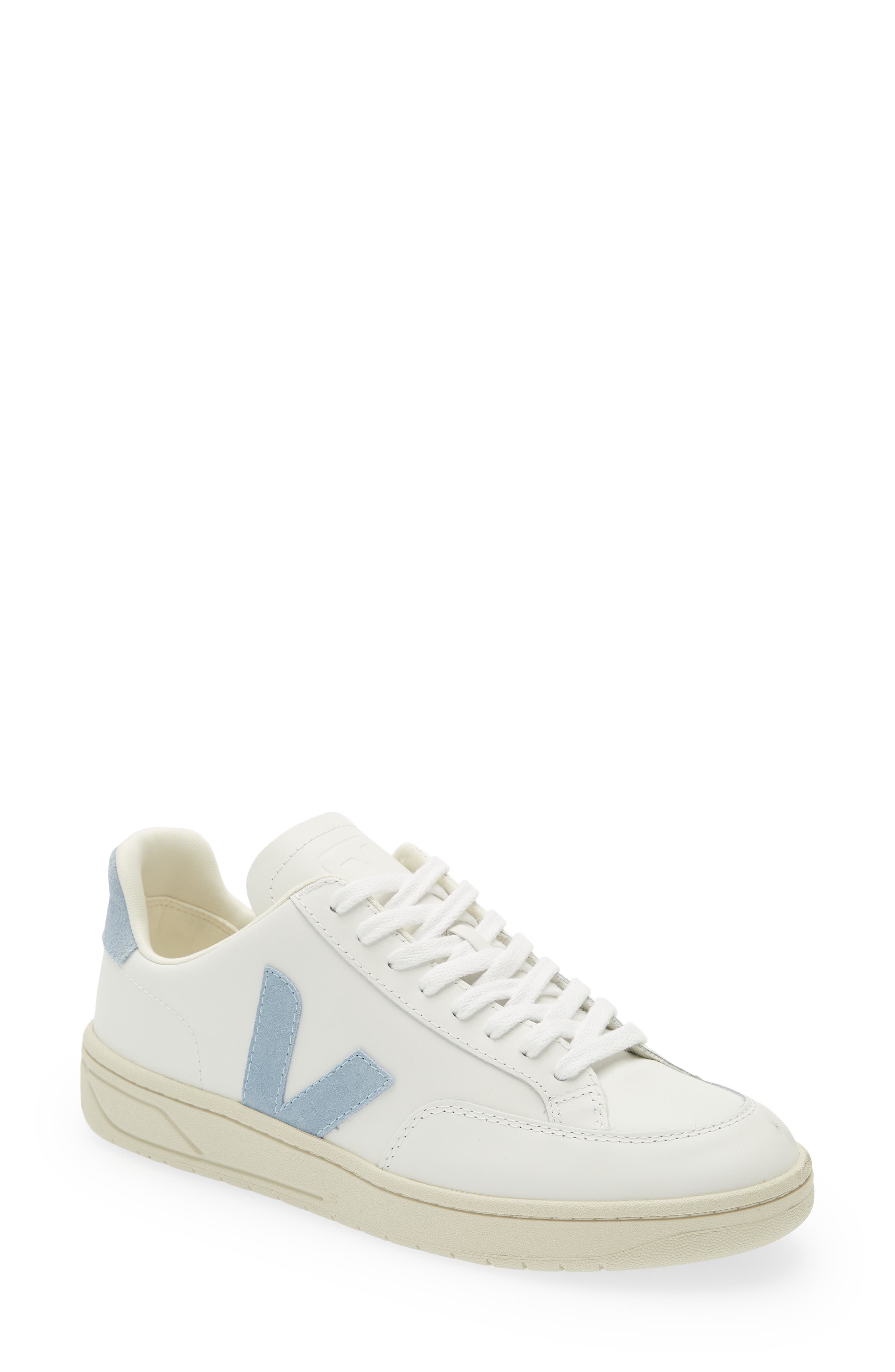Veja V-12 Low Top Sneaker, Main, color, Extra White Steel