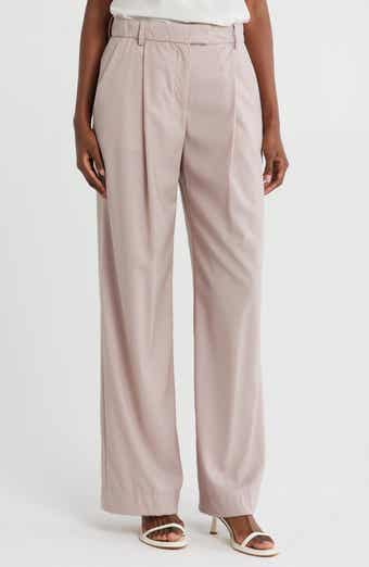 BOSS Traverse Wool Wide Leg Trousers