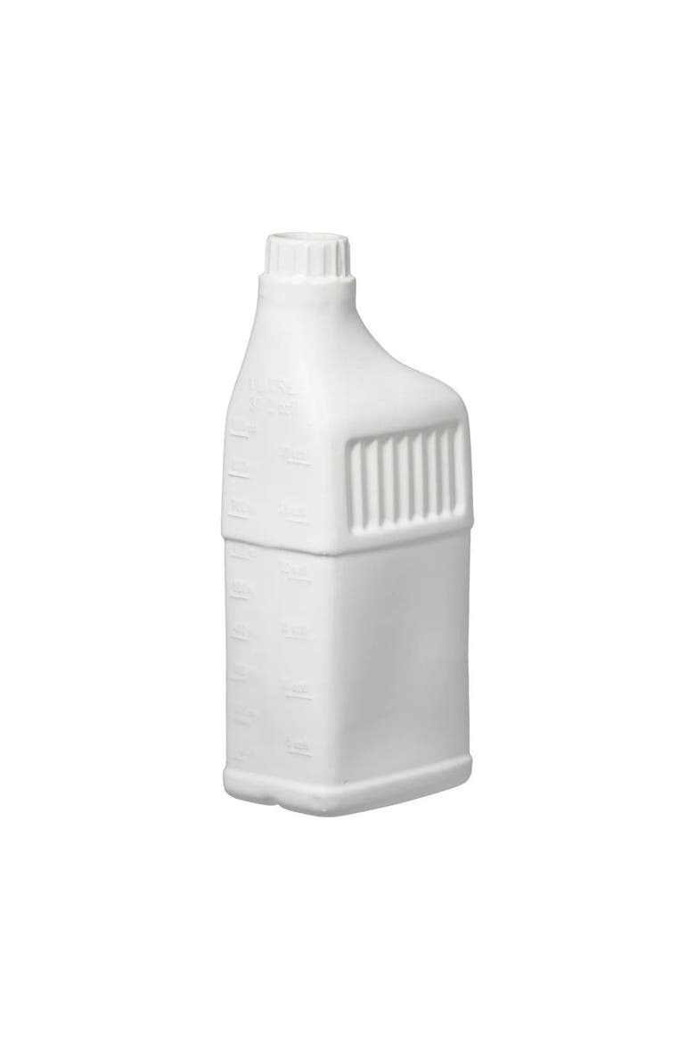 Bottle Shaped Flower Vase, Main, color, White