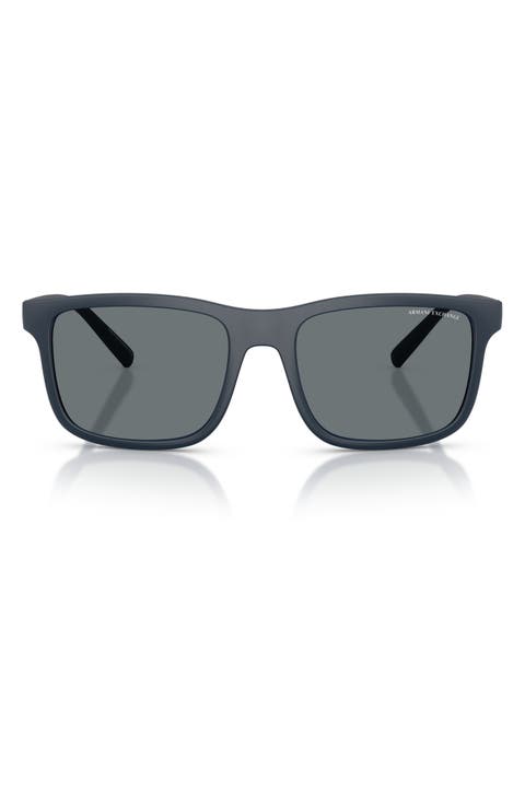 57mm Rectangular Sunglasses