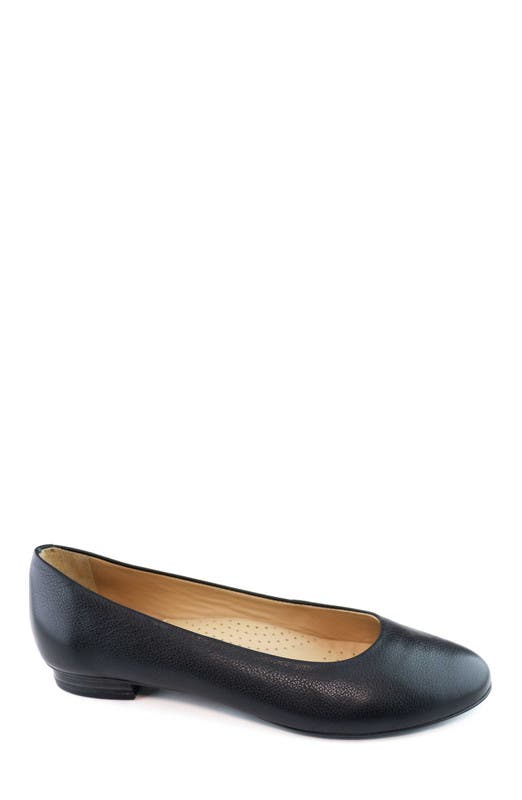 Marc Joseph New York Ferris Leather Ballet Flat, Main, color, Black Napa Soft
