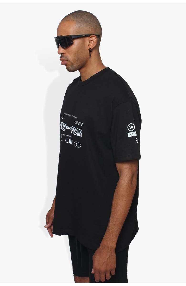THE CELECT Hope Over Fear Tee, Alternate, color, Black