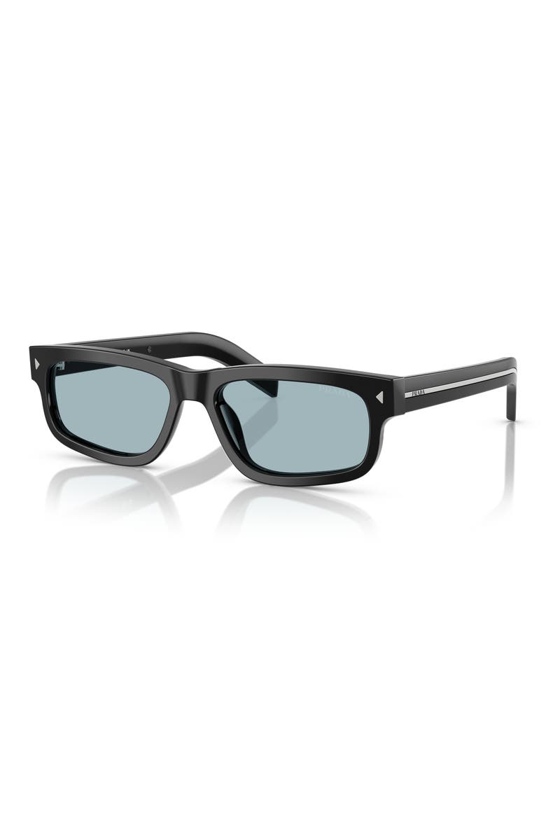 57mm Rectangular Optical Glasses, Alternate, color, BLACK
