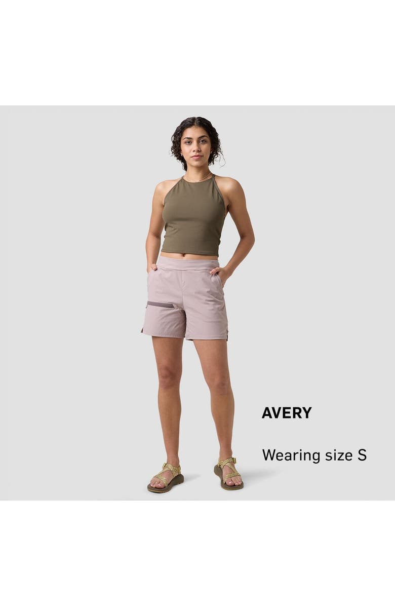 Backcountry Wasatch Ripstop 5" Pull-On Short - Women's, Alternate, color, Bark/Granite Plum