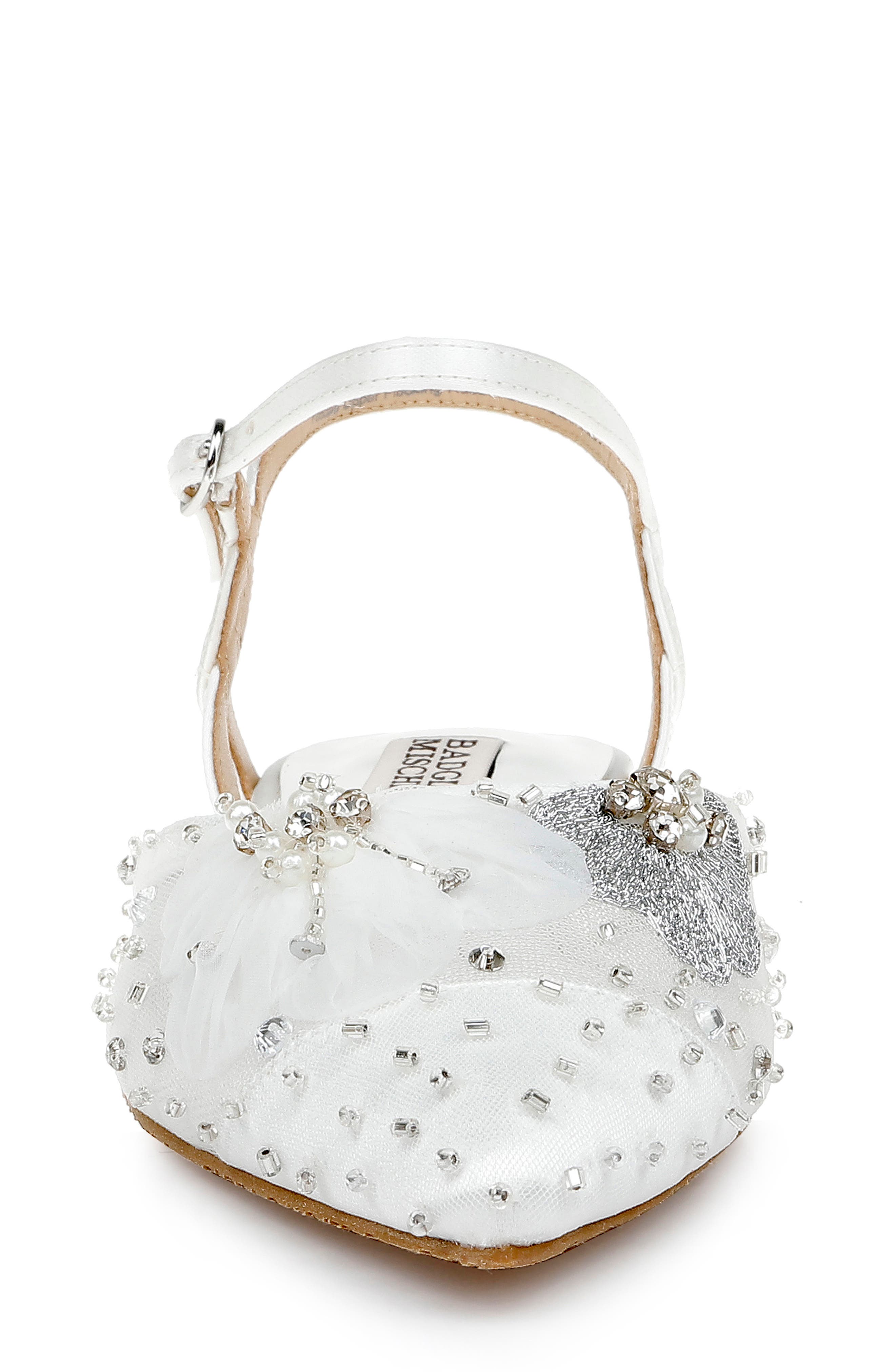 Badgley Mischka Collection Karine Pointed Toe Flat, Alternate, color, 